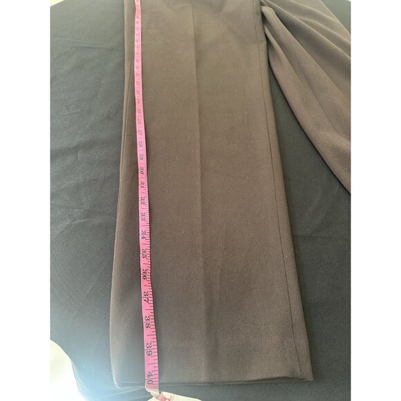 Talbots Dress Pants Womens Sz 14 Brown Stretch Office Casual Work Minimalist - Picture 7 of 7